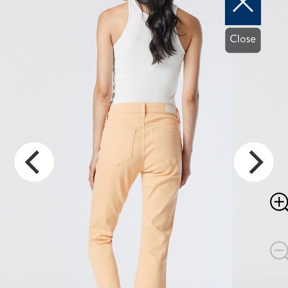 Mavi Anika Carmel Cream La Vintage High waisted crop flare jeans - Picture 12 of 16